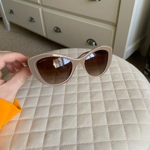 BVLGARI taupe cat eye sunglasses